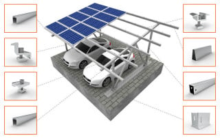 AS Solar Carport Mounting System